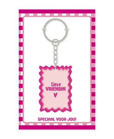 Sleutelhanger – Lieve vriendin Sleutelhanger – Lieve vriendin