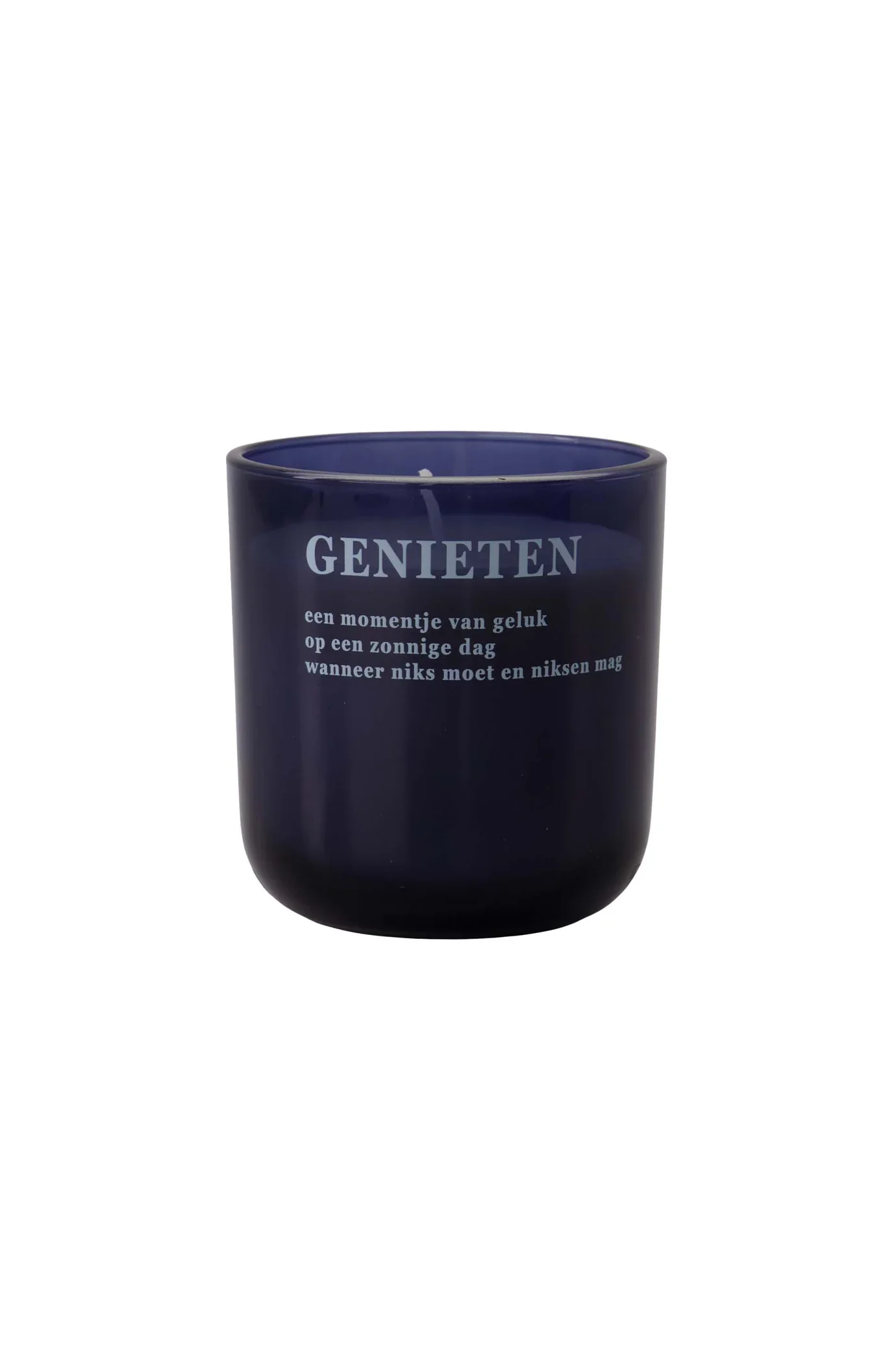 Zusss – Geurkaars glas genieten Zusss – Geurkaars glas genieten