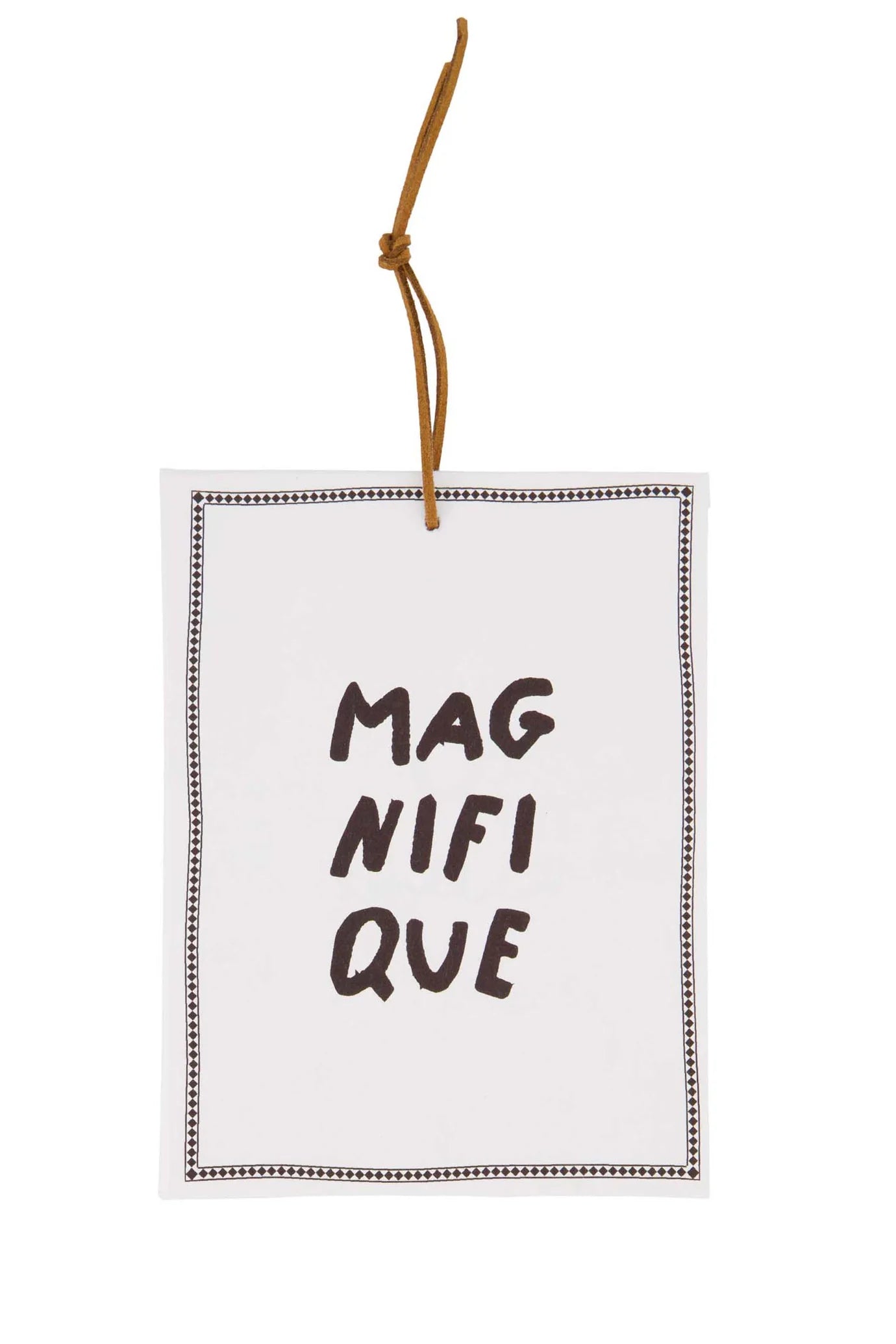 Zusss – geurzakje Magnifique – wit/antracietgrijs
