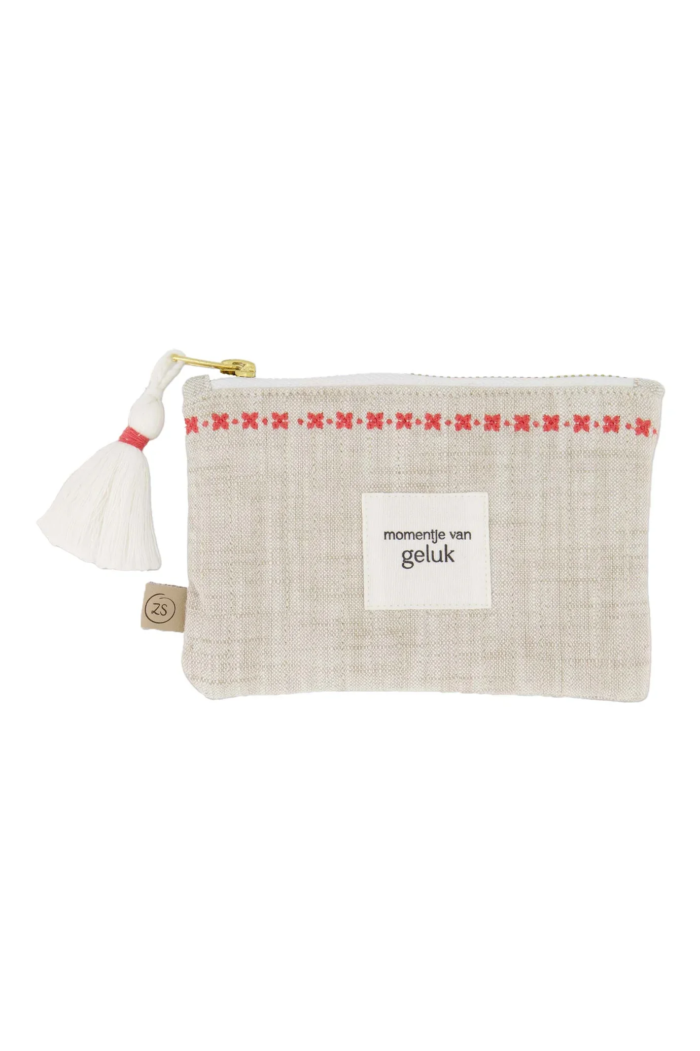 Zusss – Etui momentje van geluk – Off white/Rood