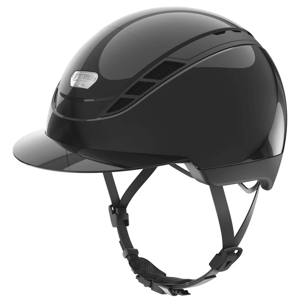 Pikeur Abus Cap AirDuo Shiny, Zwart Pikeur Abus Cap AirDuo Shiny, Zwart