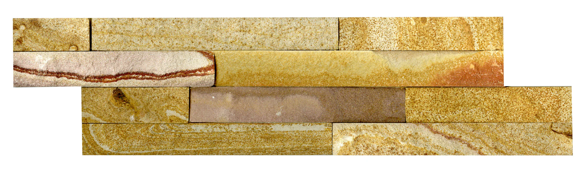Steenstrip Milano S1556BZ 10×35 cm (Z-vorm)