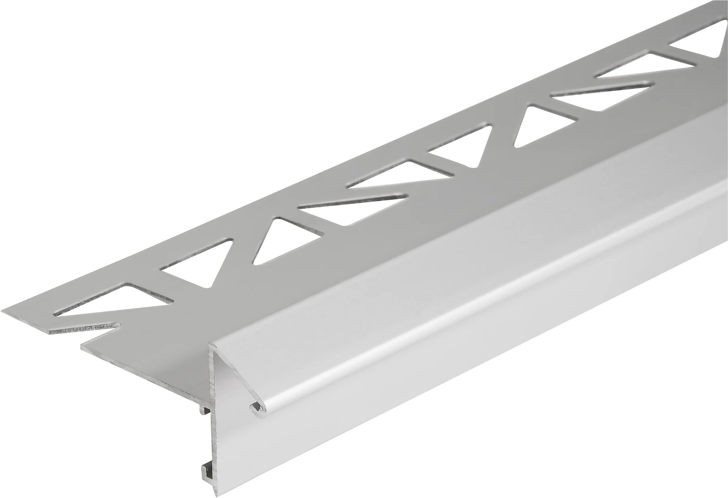 DURAL balkonhoekprofiel ongeboord DURABAL BK aluminium geanodiseerd zilver 13+18mm 300cm DURAL balkonhoekprofiel ongeboord DURABAL BK aluminium geanodiseerd zilver 13+18mm 300cm