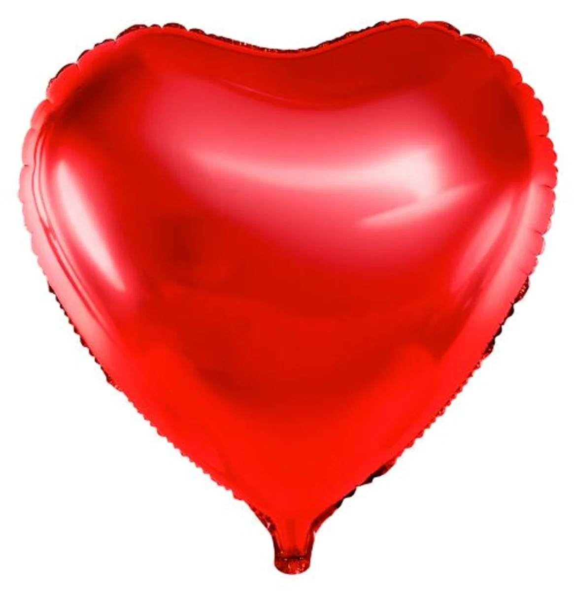 5 Rode Hart folieballonnen (helium geschikt) 30cm