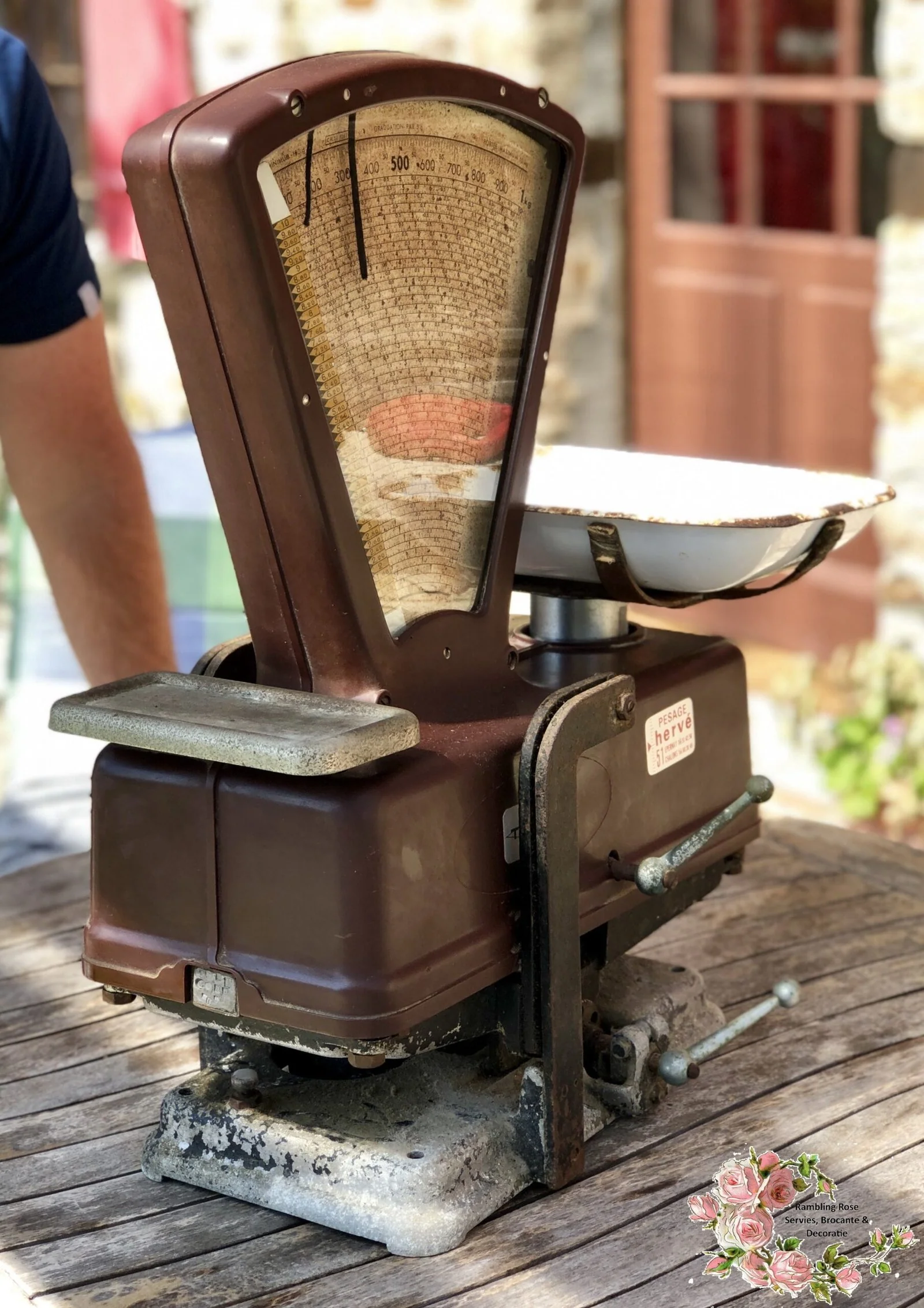 Weegschaal – bruin bakeliet – Testut
