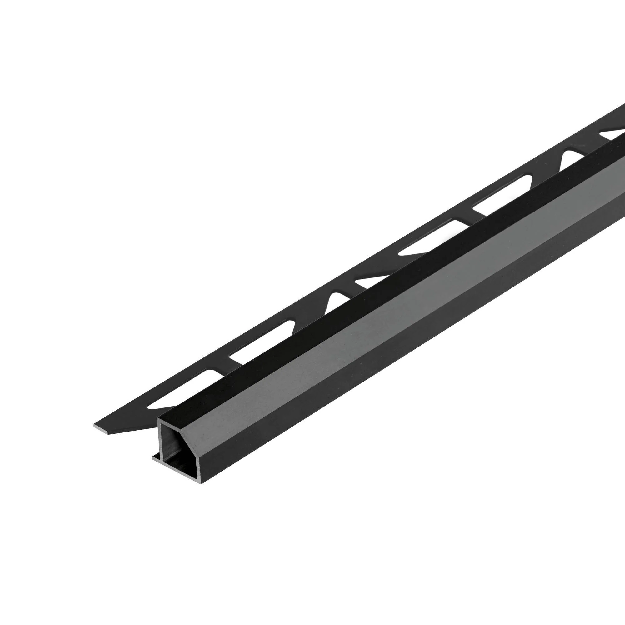 DURAL eindprofiel DURAPLUS DIAMOND aluminium gepoedercoat zwart mat 9mm 300cm