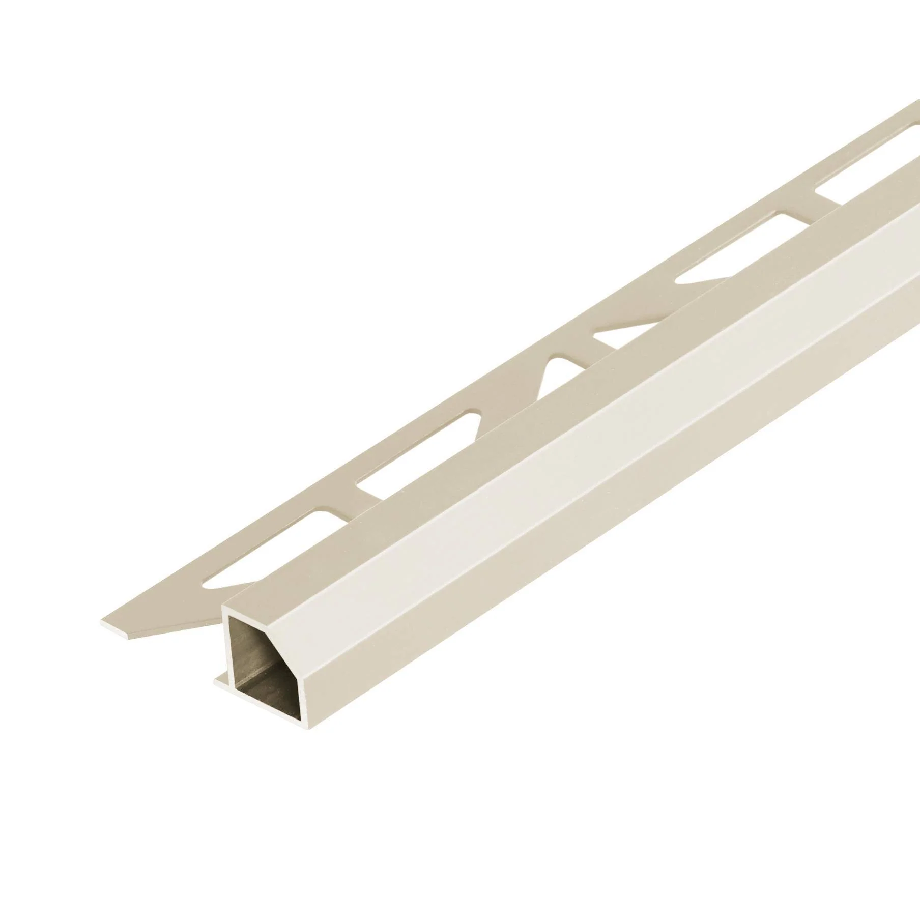 DURAL eindprofiel DURAPLUS DIAMOND aluminium gepoedercoat zand RAL 0808005 11mm 250cm