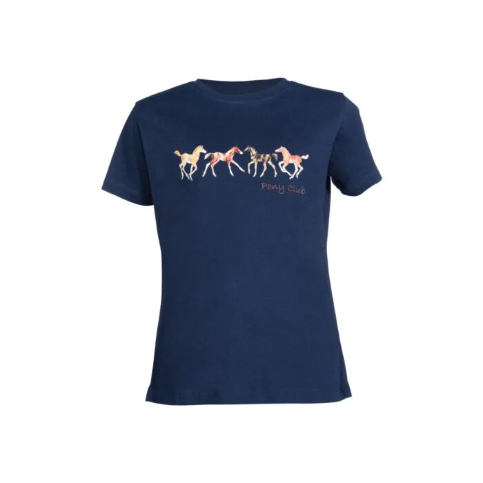 HKM Kids T-Shirt Pony Club, Lichtblauw HKM Kids T-Shirt Pony Club, Lichtblauw