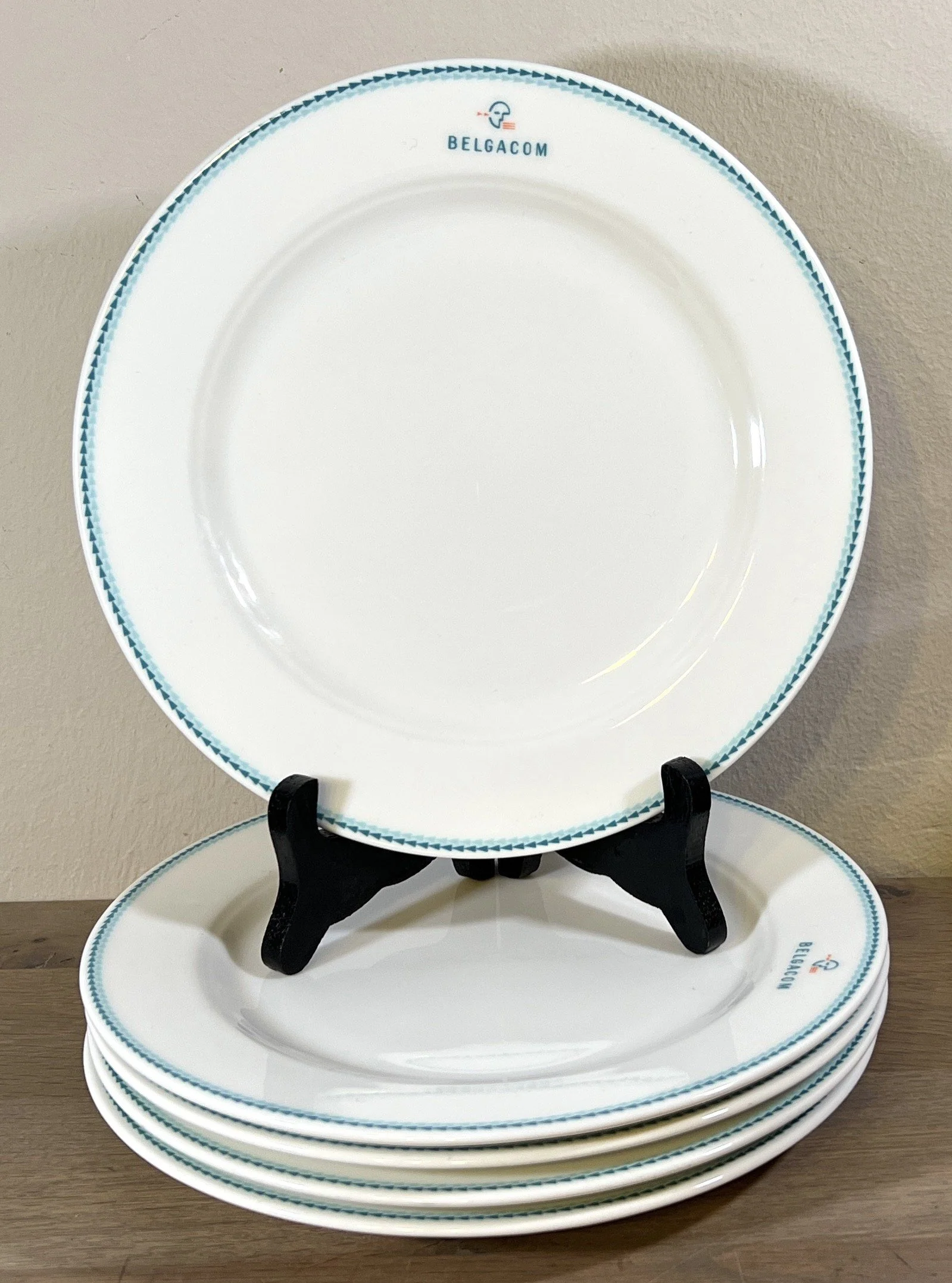 Ontbijtbord / Dessertbord – Villeroy & Boch – speciale uitvoering gemaakt voor Belgacom