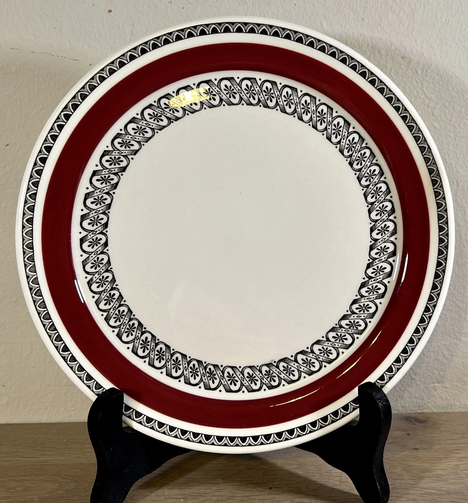 Ontbijtbord / Dessertbord – Villeroy & Boch – décor RUBIN in bruin/rood