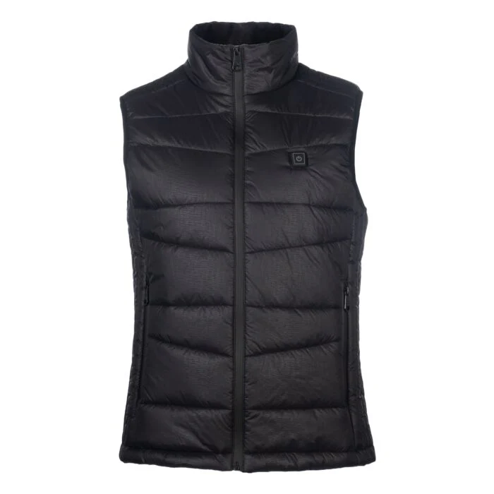 HKM Verwarmde Bodywarmer Heren Heat Control, Zwart