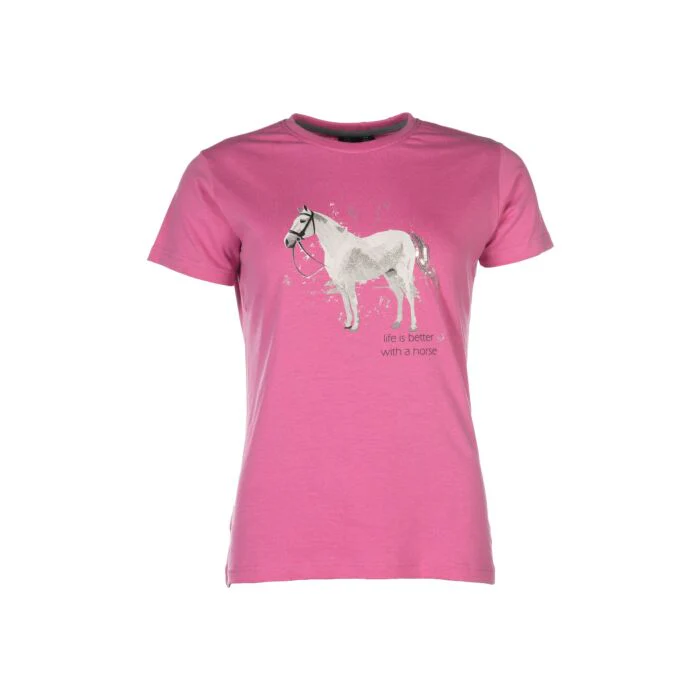 HKM Kids T-Shirt Sparkle, Roze HKM Kids T-Shirt Sparkle, Roze