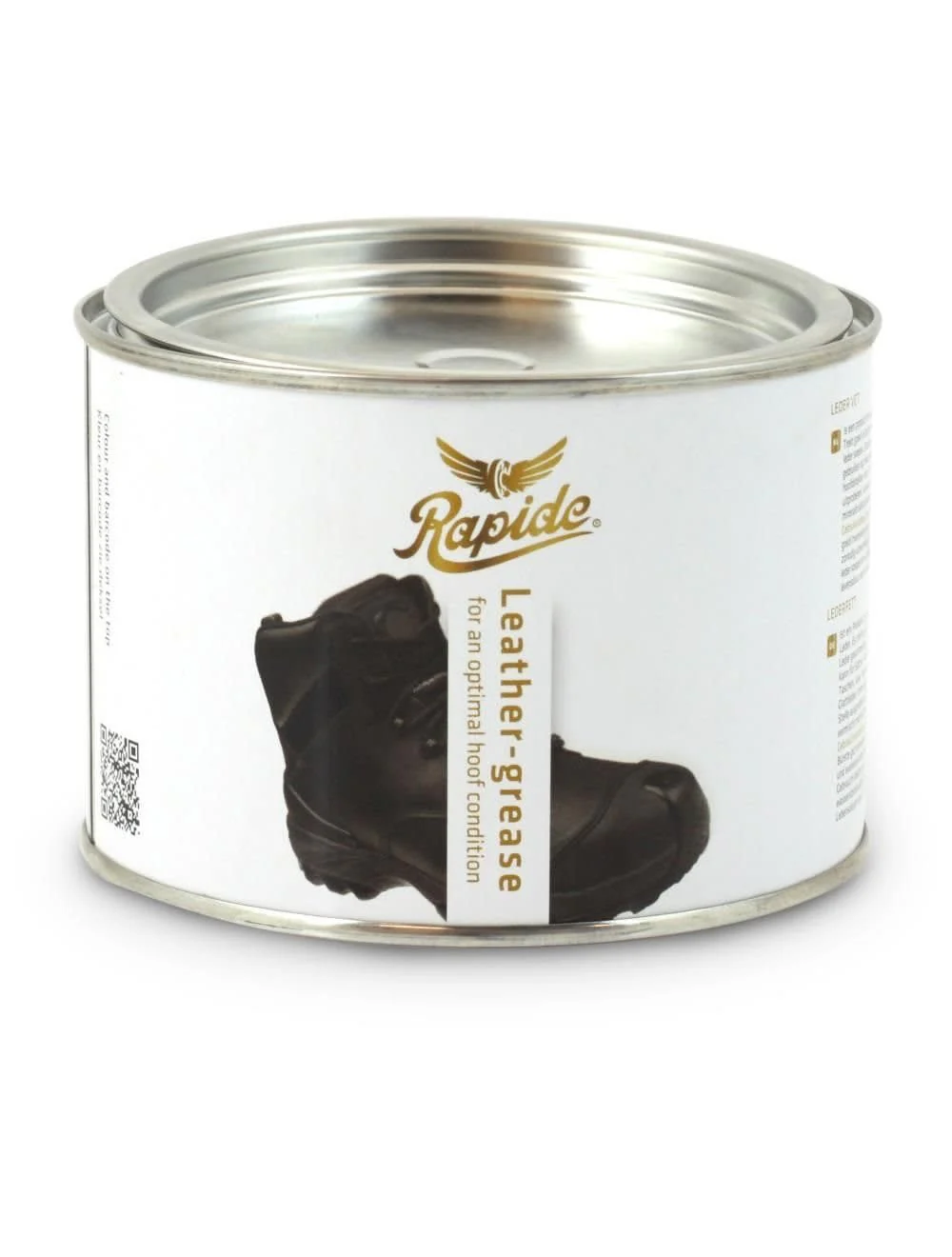 Rapide Ledercreme 500 ml, Zwart