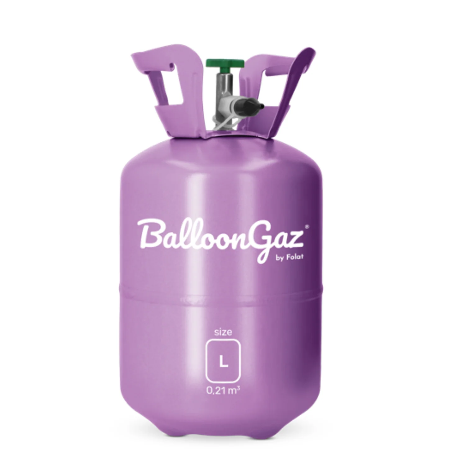 BalloonGaz Cylinder – size L – 0.21 m³ (voldoende voor 30 ballonnen van 23cm)
