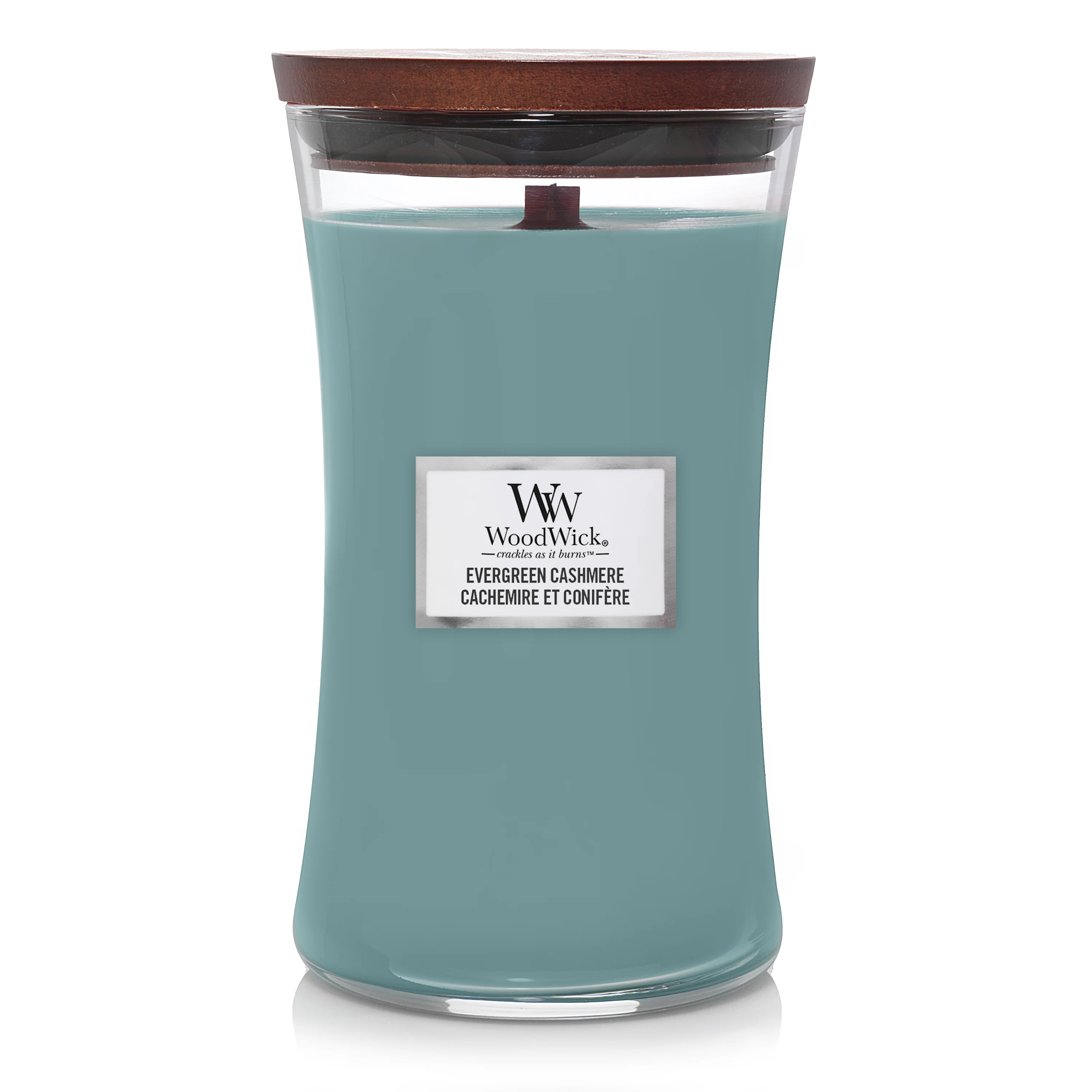 WoodWick Large Candle Evergreen Cashmere