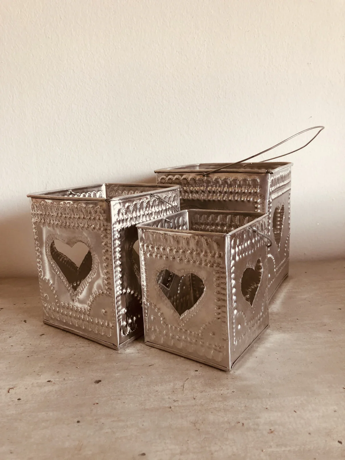 WAXINE LANTAARN SET | ALUMINIUM | VIERKANT