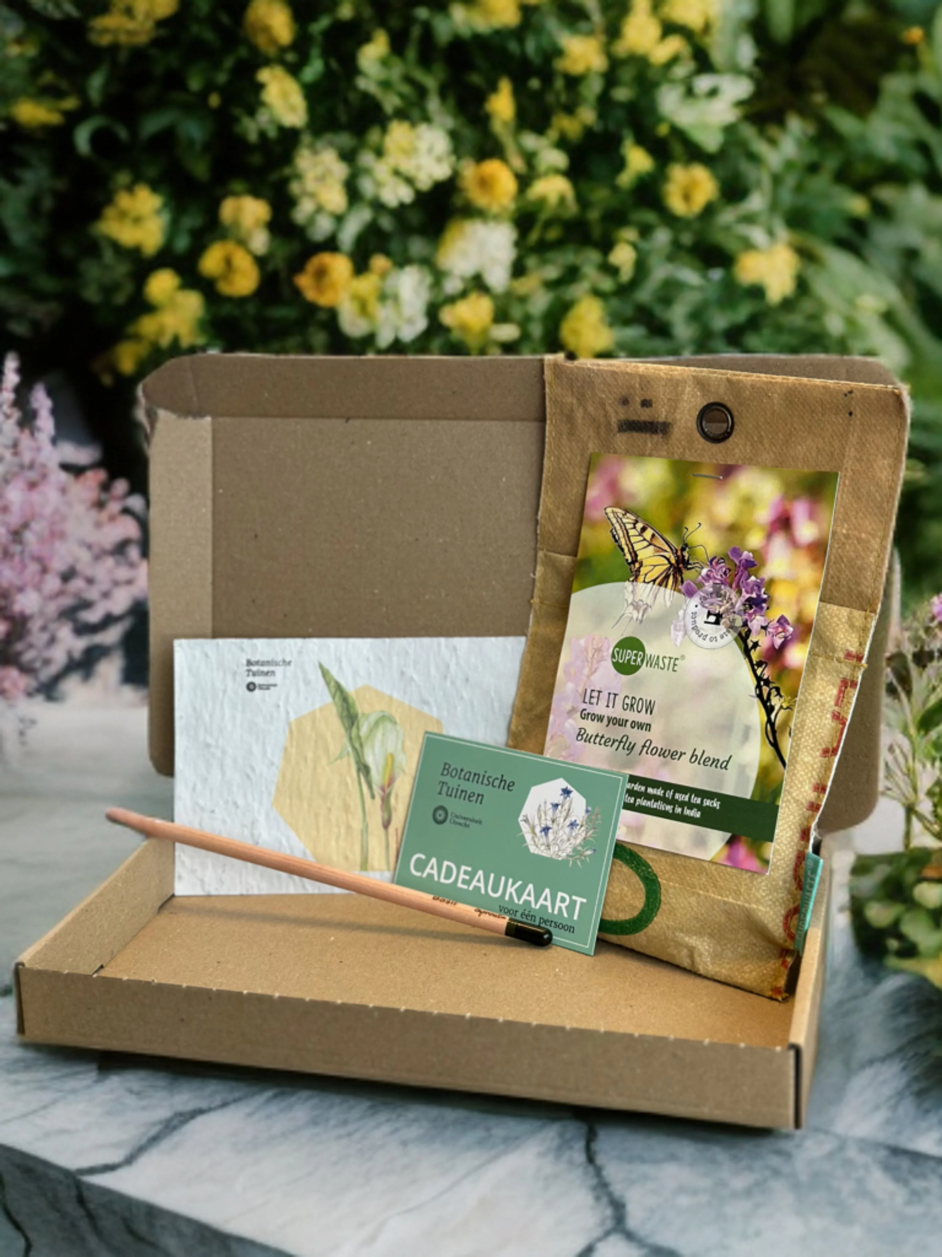 1x Entreekaart Botanische Tuinen – vlinder