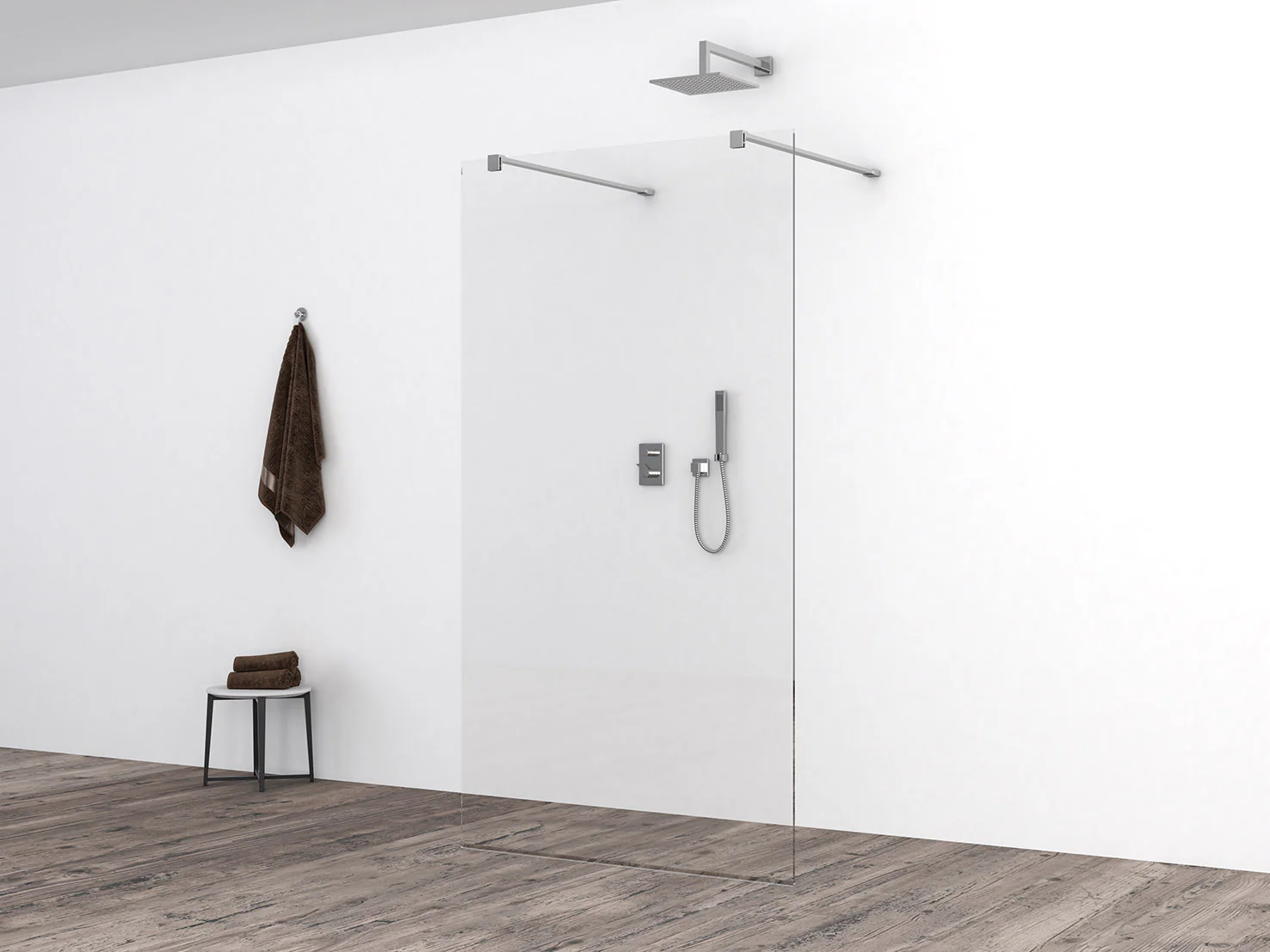 Slim glasplaat 800 x 2000 x 8 mm nano helder glas