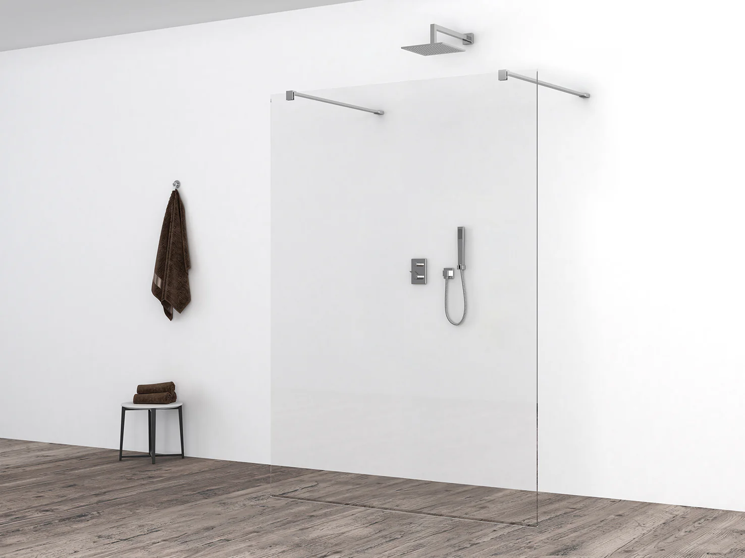 Slim glasplaat 1400 x 2000 x 8 mm nano helder glas