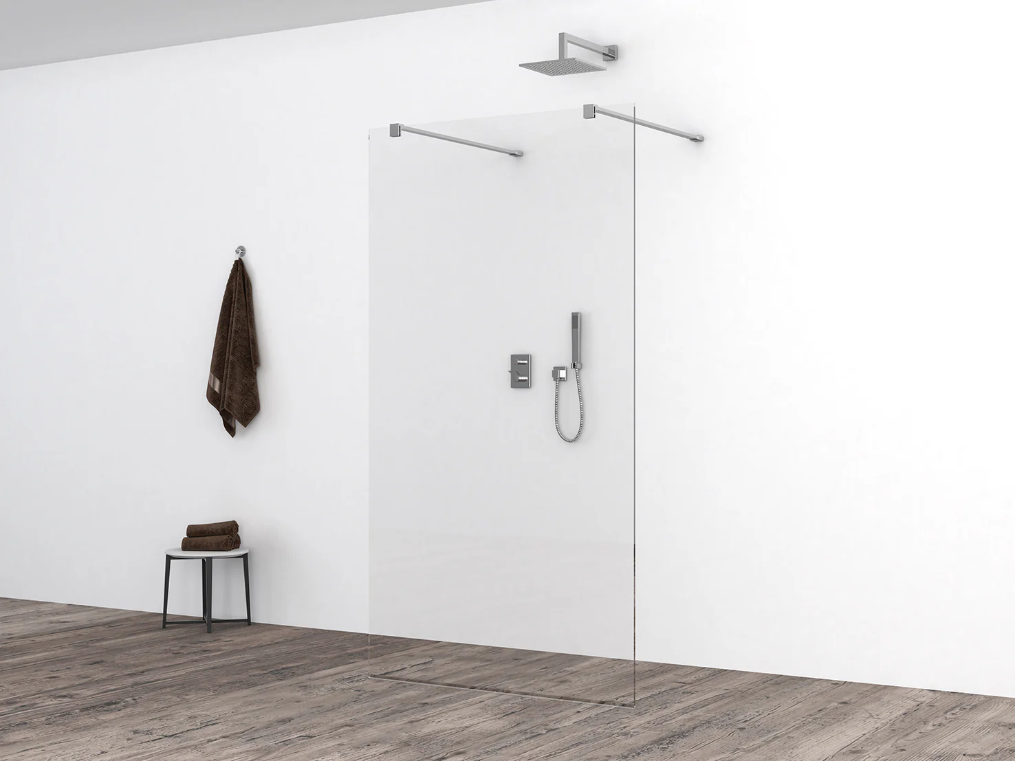 Slim glasplaat 850 x 2000 x 8 mm nano helder glas