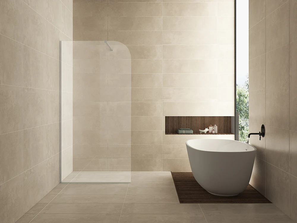 Curvea inloopdouche 1000 x 2000 x 8 mm nano helder glas