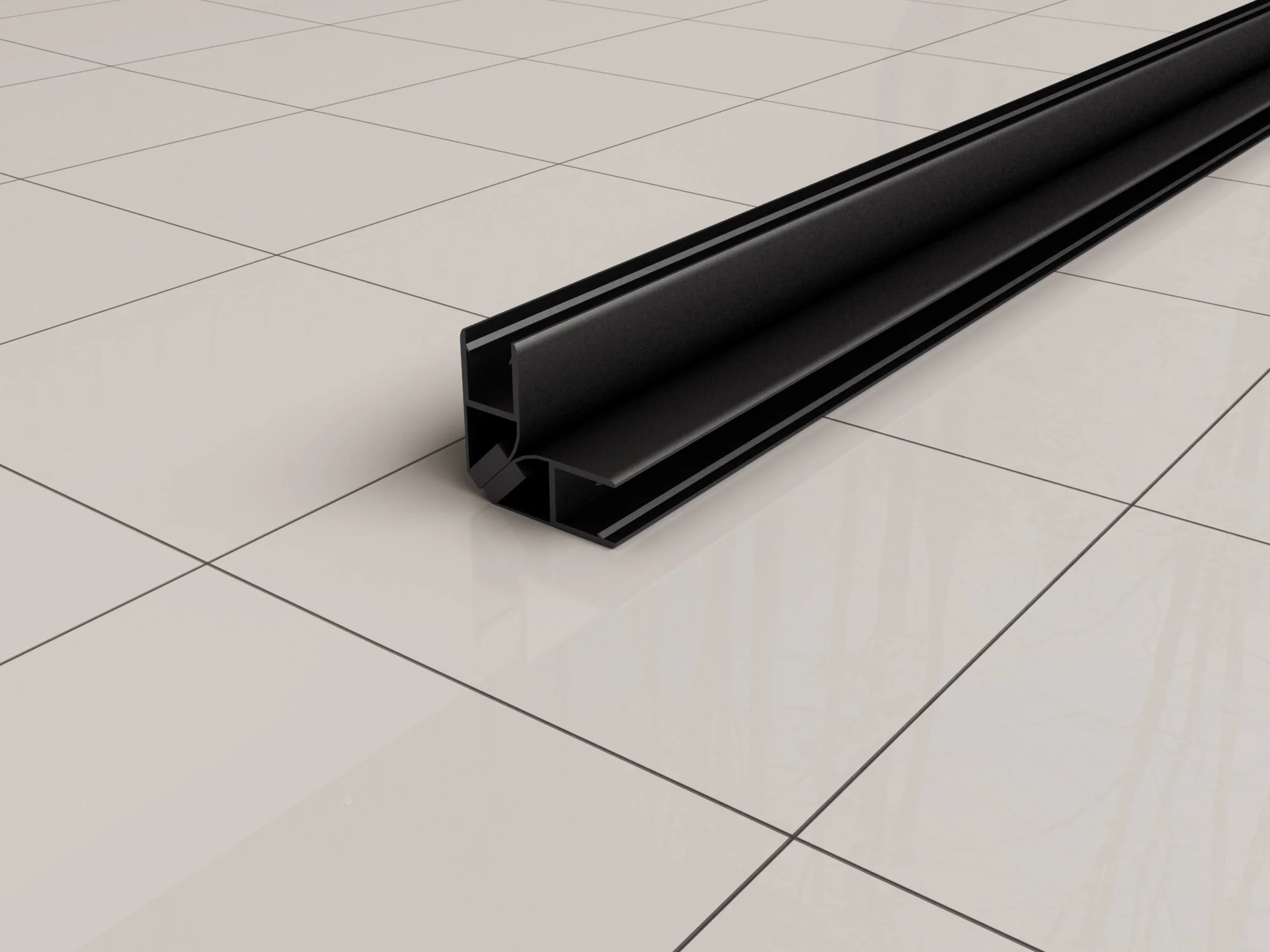 Skyline cabine magneetstrip 8mm zwart