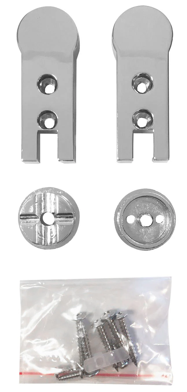 Universele Scharnierset Douchedeur Chroom 6-8mm