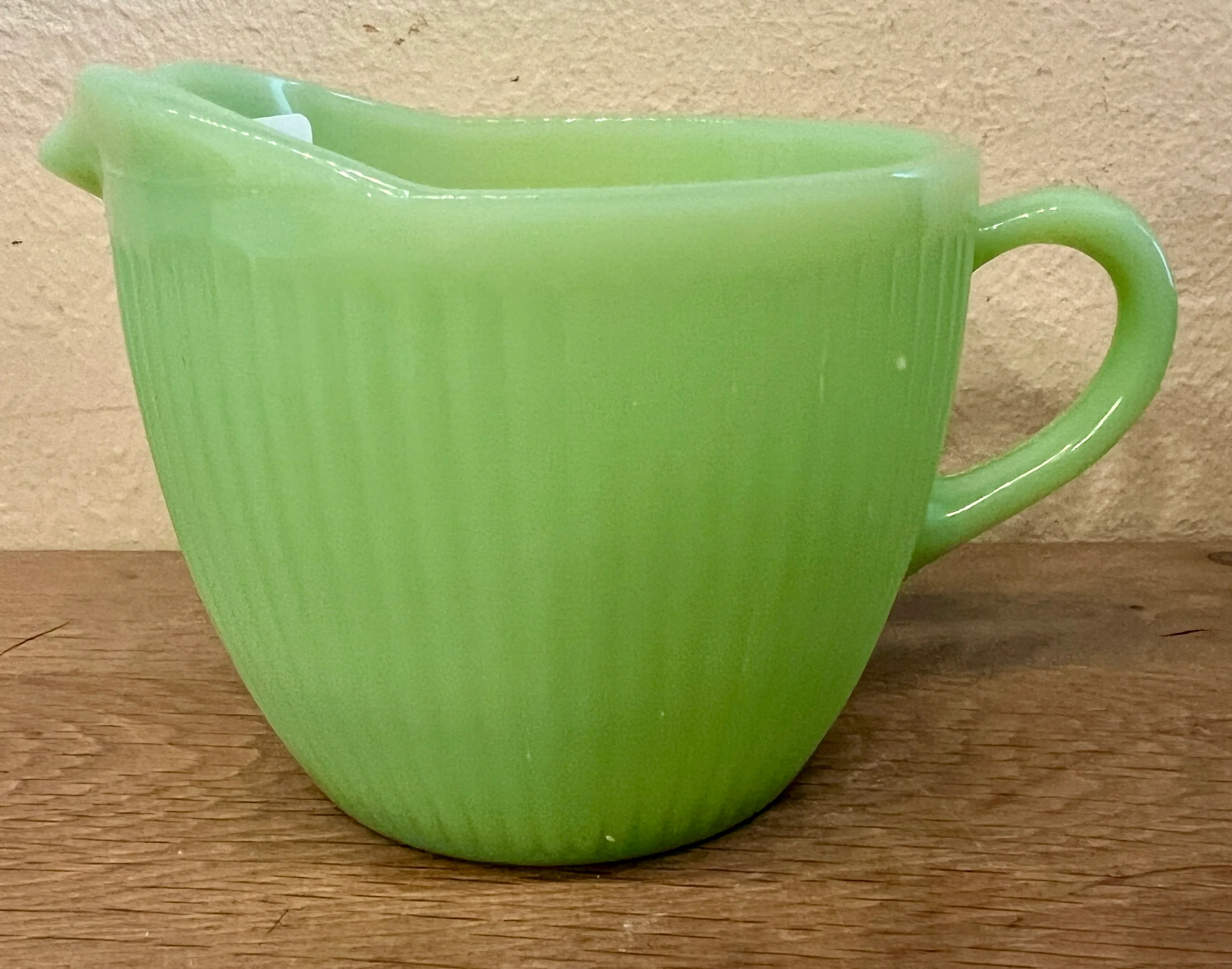 Melkkan – Fire-King Oven Glass – uitgevoerd in jadeite groen glas