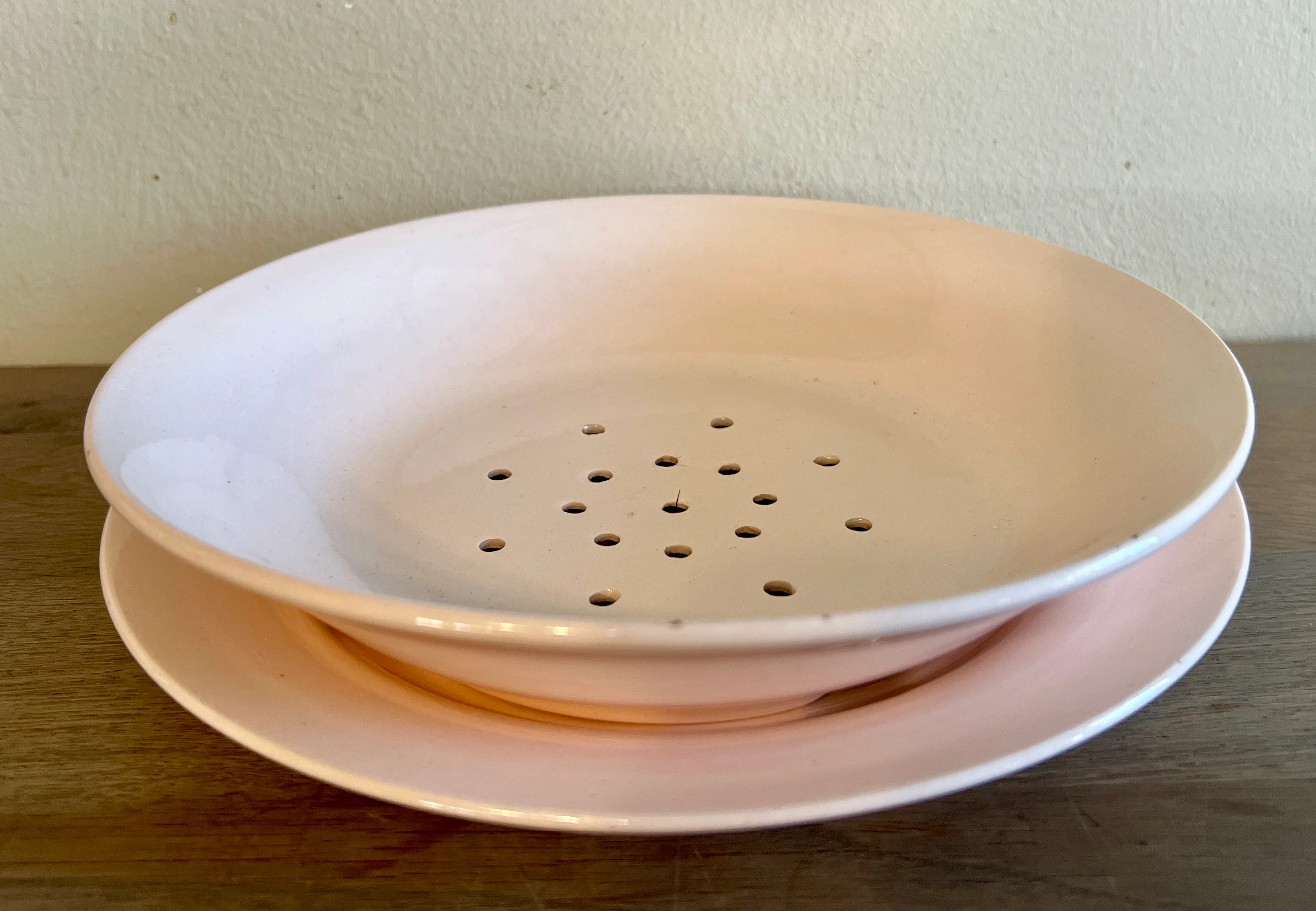 Fruittest – 2-delig – St. Amand – decor volledig in zachtroze kleur