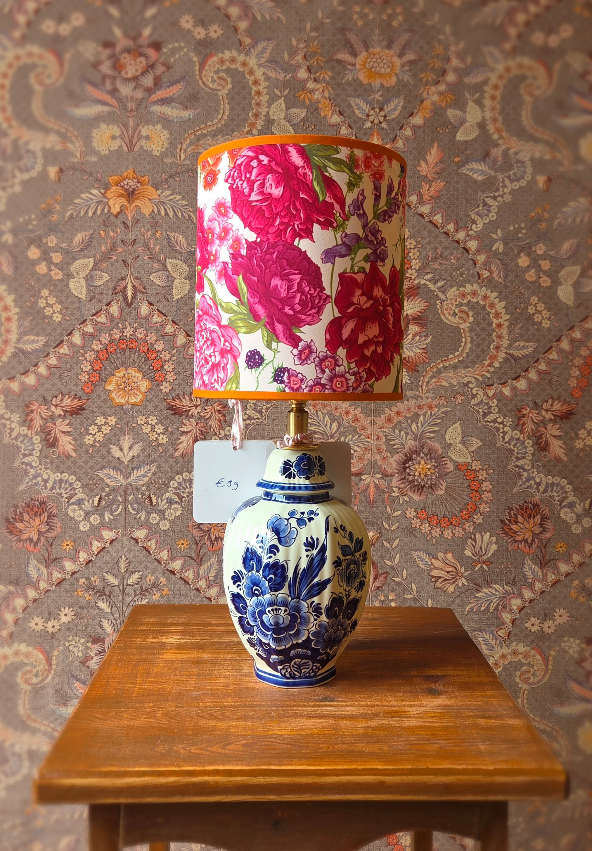 Delftsblauwe lampenvoet