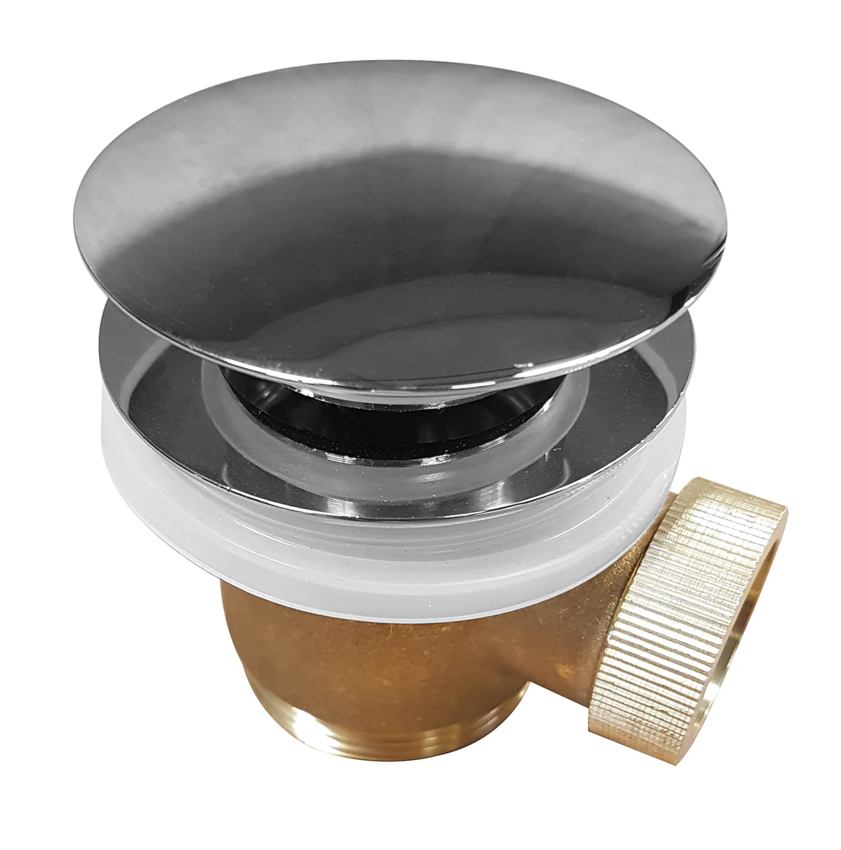 Caral clickwaste afvoerplug vrijstaand bad 1 1/2″ chroom