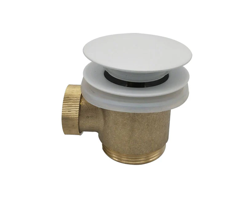 Caral clickwaste afvoerplug vrijstaand bad 1 1/2″ mat wit