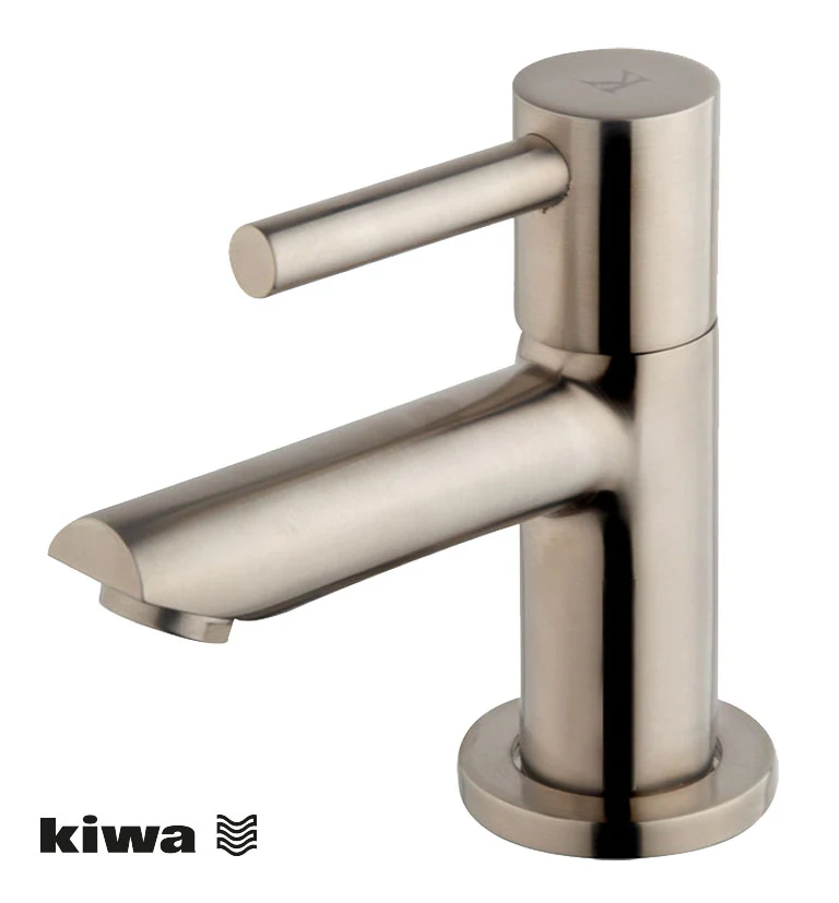 Caral Amador fonteinkraan Kiwa 1/2″ geborsteld staal PVD