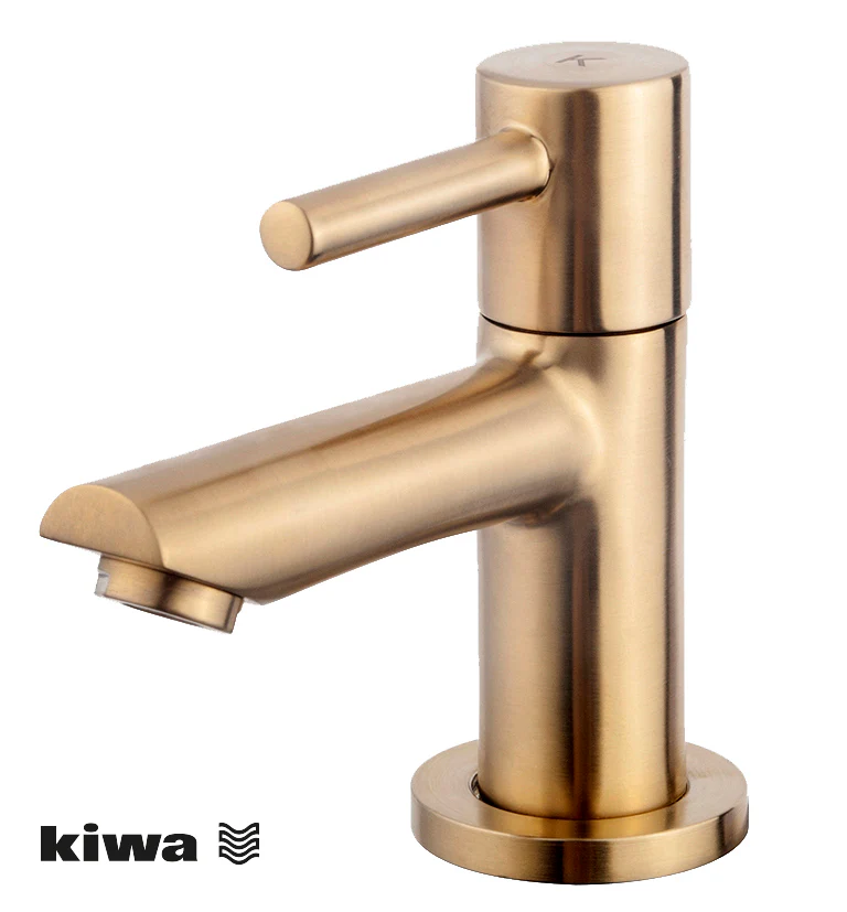 Caral Amador fonteinkraan Kiwa 1/2” geborsteld messing PVD