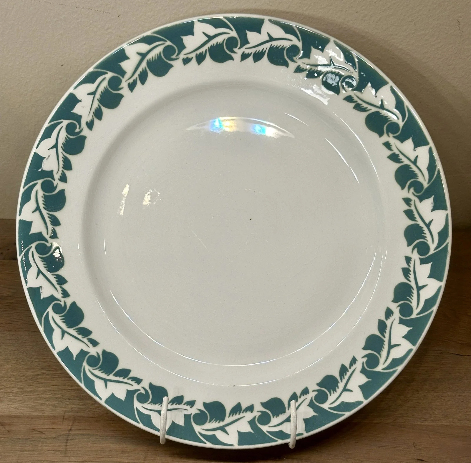 Bord / Schaal – plat rond model – L’Amandinoise/St. Amand – décor GAVERLANG