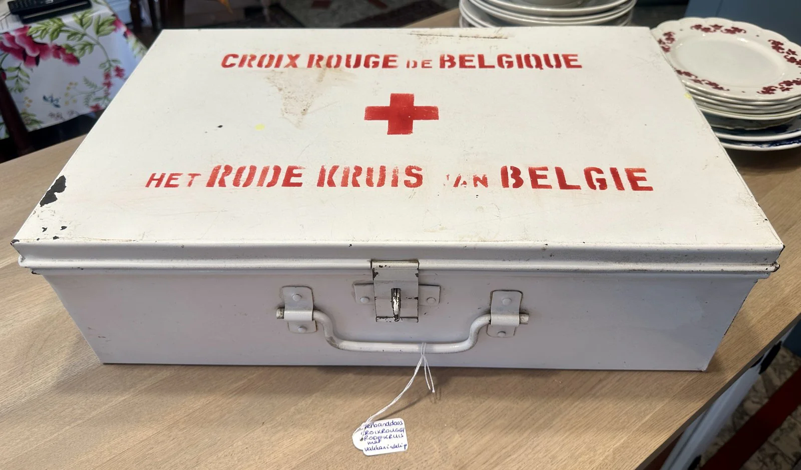 Verbanddoos / Verbandkist – groot model – CROIX ROUGE DE BELGIQUE / het RODE KRUIS VAN BELGIE