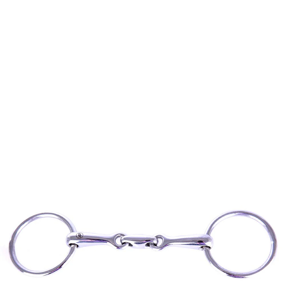 BR Dubbelgebroken Watertrens Pony 14 mm, RVS BR Dubbelgebroken Watertrens Pony 14 mm, RVS