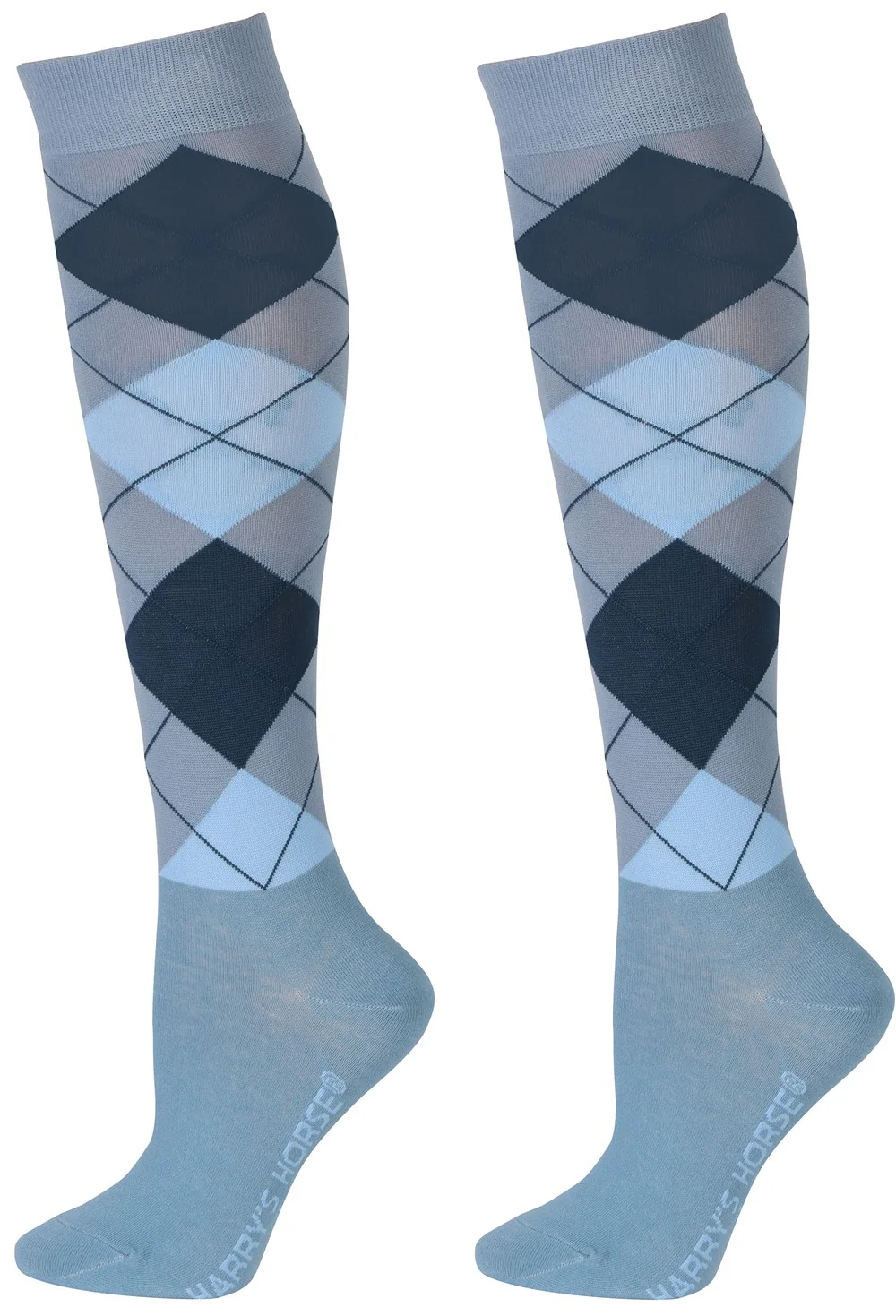 Harry’s Horse Kousen Argyle, lichtblauw