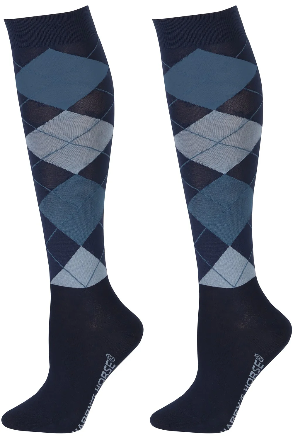 Harry’s Horse Kousen Argyle, navy