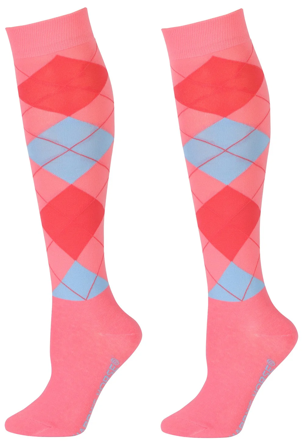 Harry’s Horse Kousen Argyle, roze