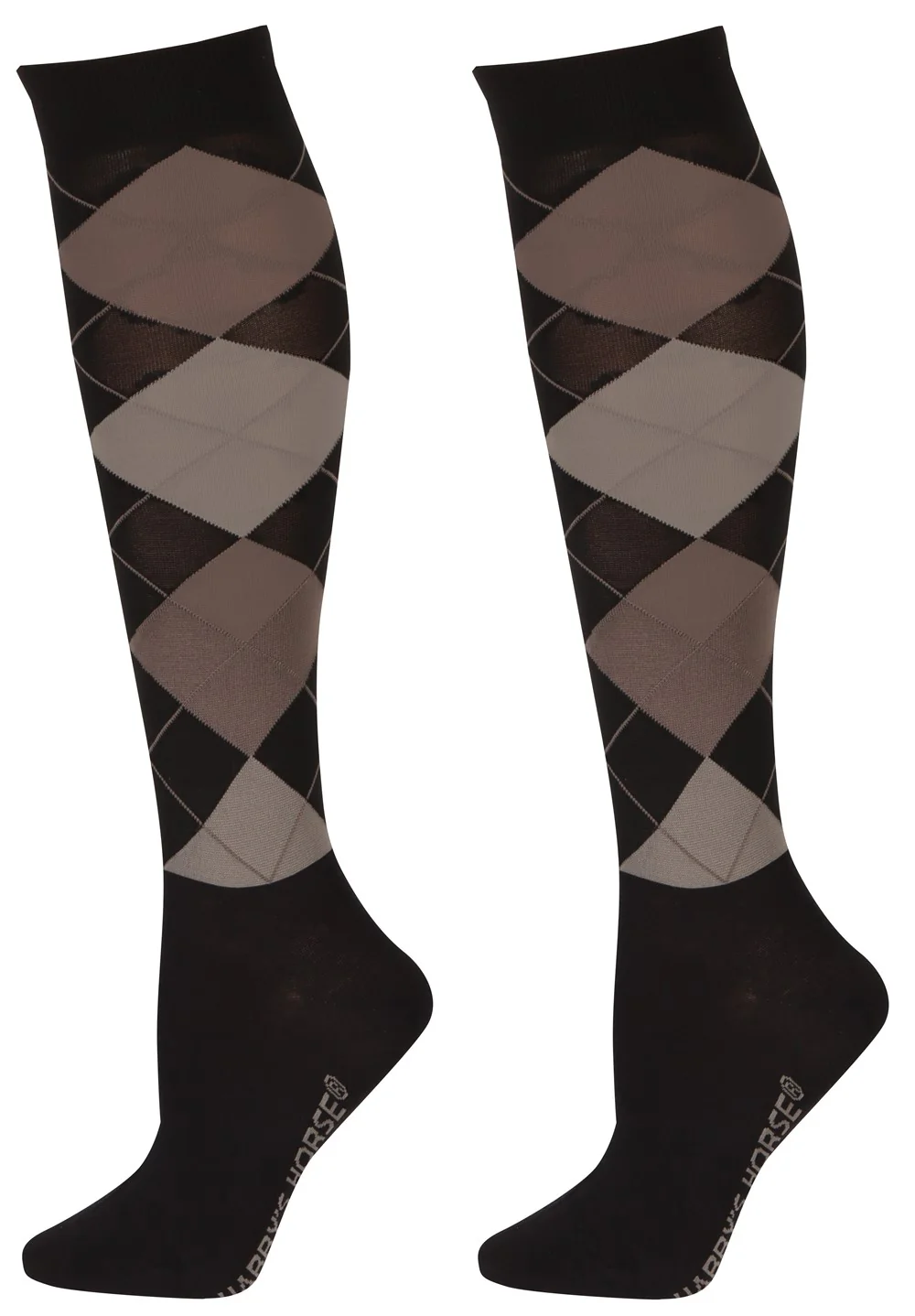 Harry’s Horse Kousen Argyle, zwart