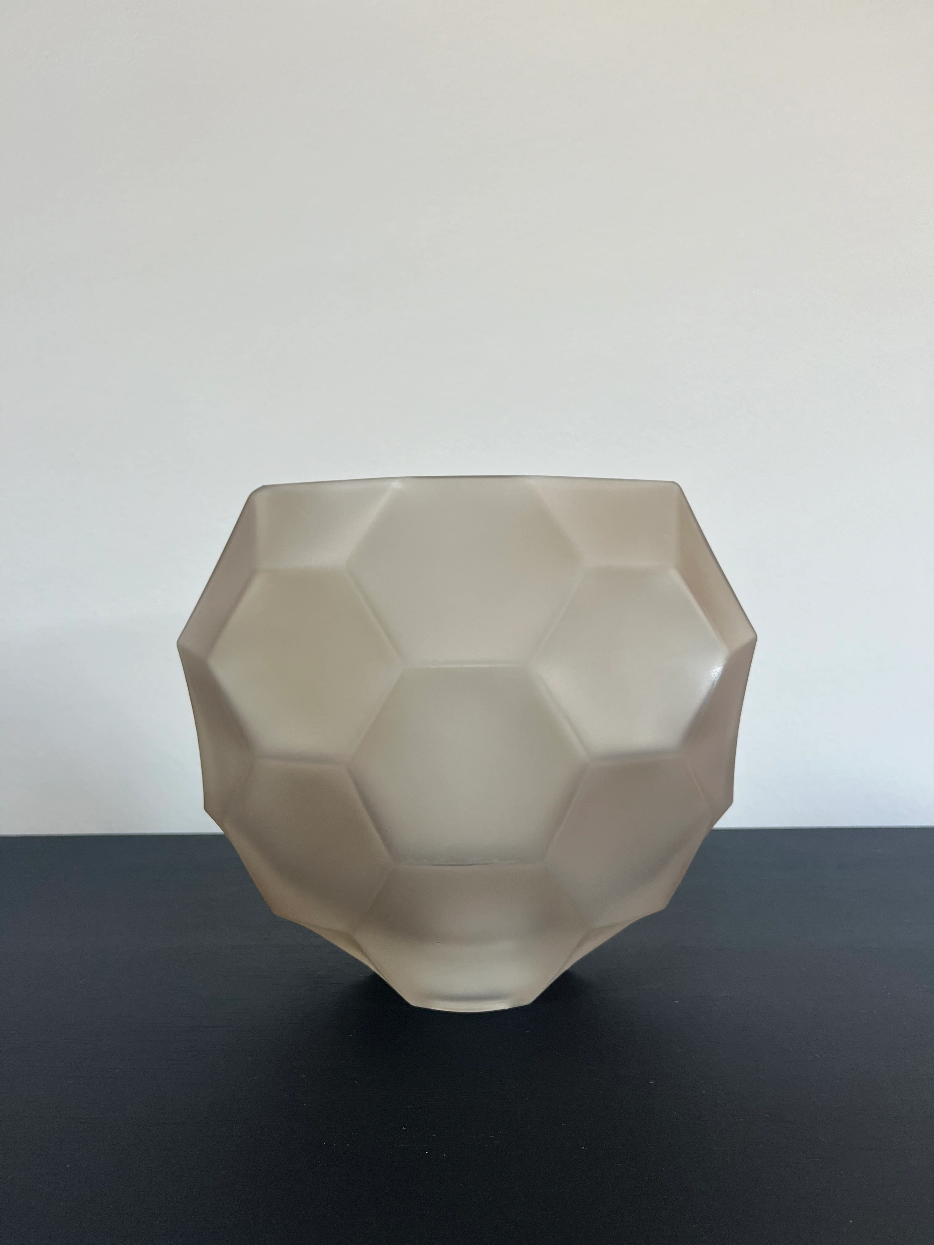 Disc vaas beige S