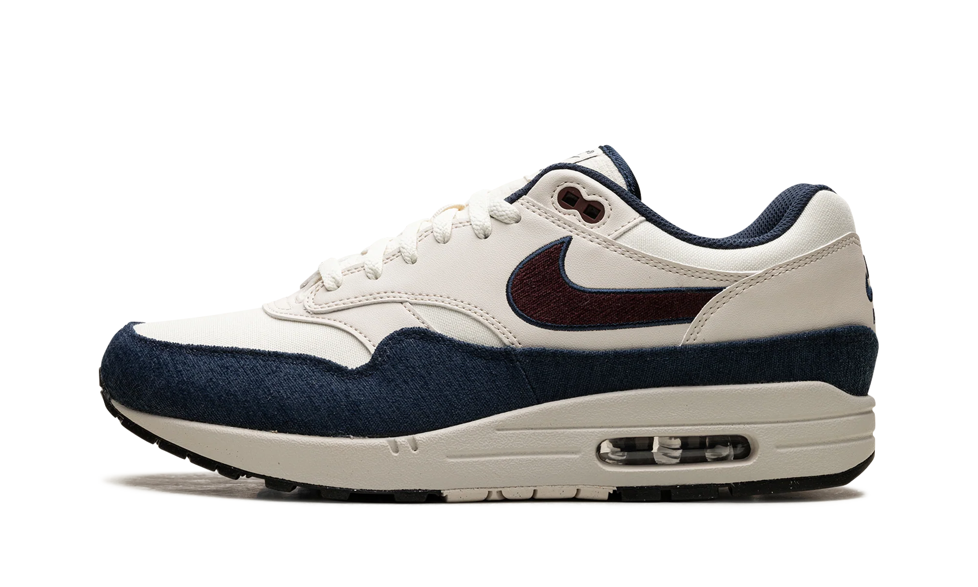 Nike Air Max 1 Coconut Milk Burgundy Crush Navy