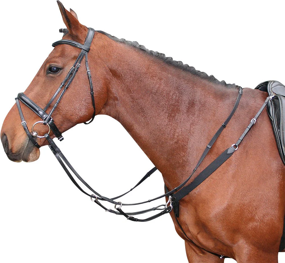 Harry’s Horse Elastisch Voortuig, Zwart