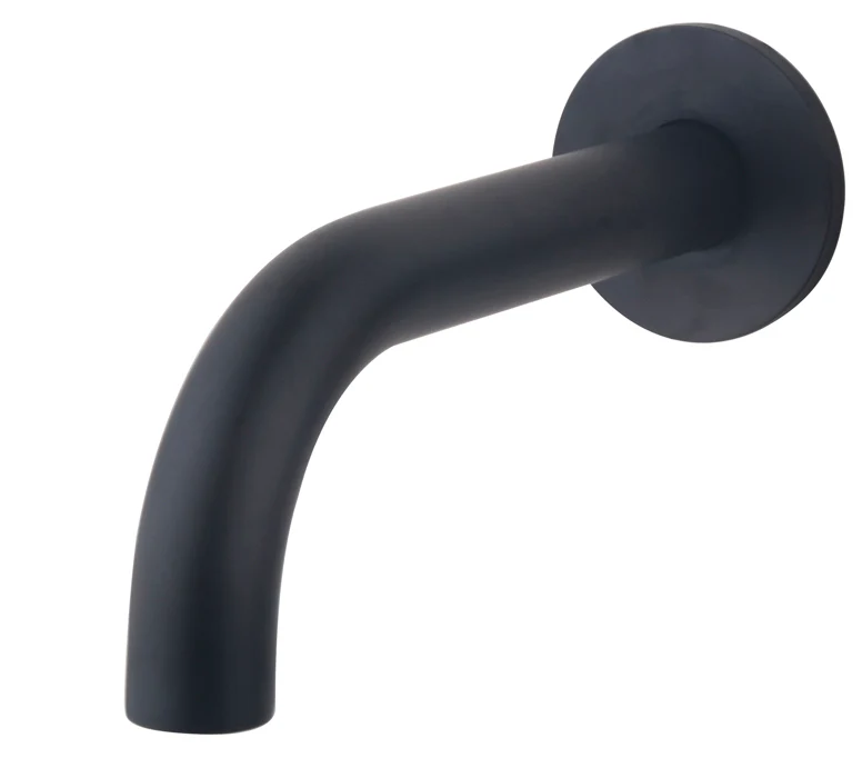Caral baduitloop rond 20 cm 1/2” zwart