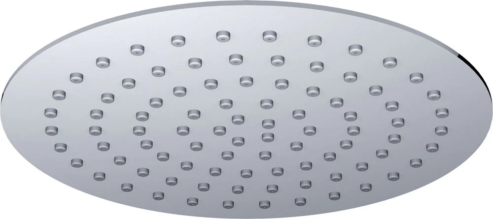 Ufo hoofddouche rond 20 cm chroom
