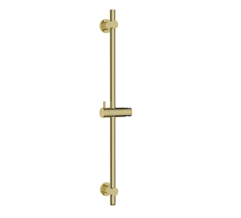 UniMatch glijstang met wateraansluiting 76,5 cm geborsteld messing PVD
