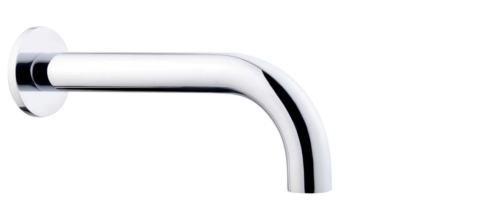 Caral baduitloop rond 20 cm 1/2” chroom