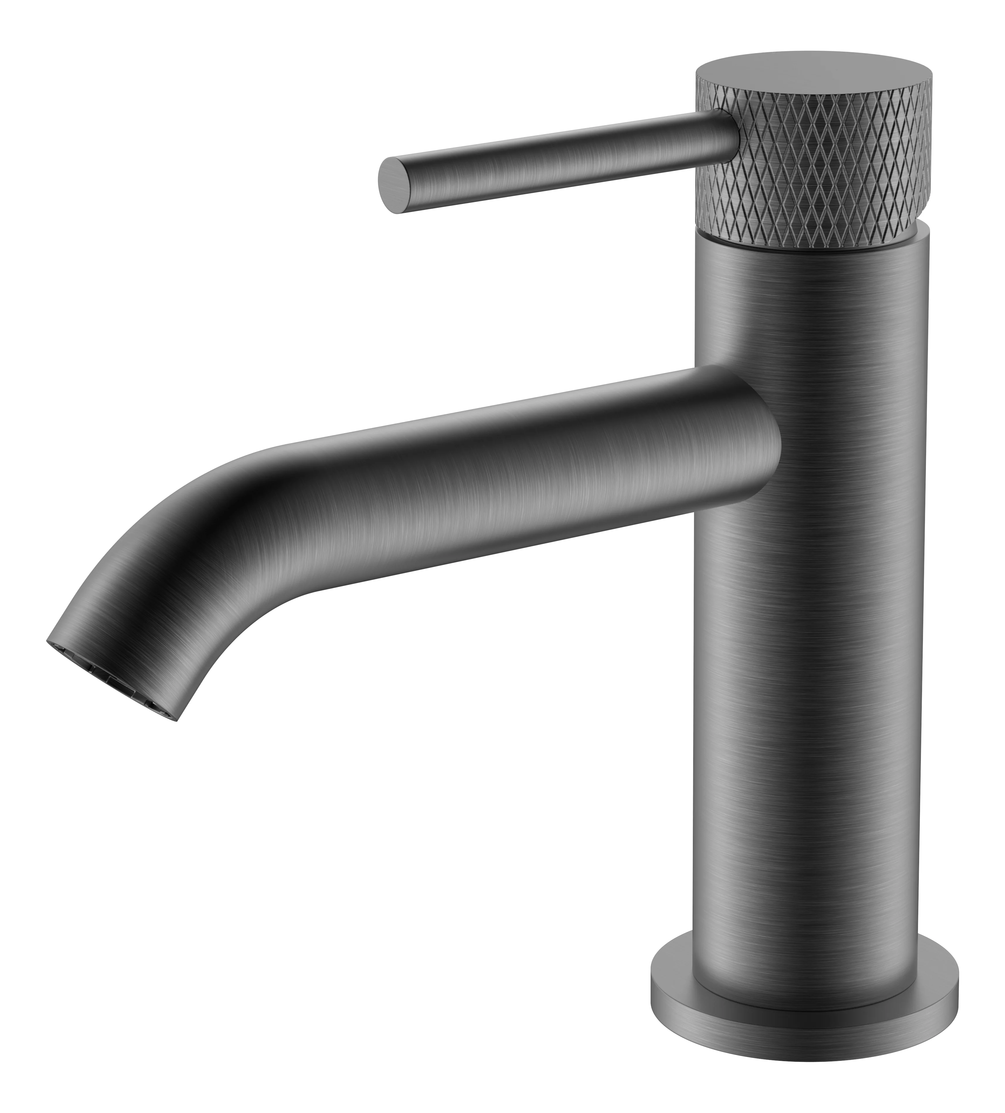 Ribbd fonteinkraan 1/2″ gunmetal PVD
