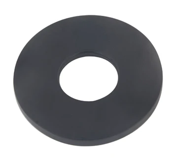 Slim rozet uitloop eenhendel wastafelkraan 50 mm mat zwart